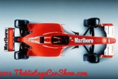 an-aerial-view-of-the-new-ferrari-during-a-press-conference